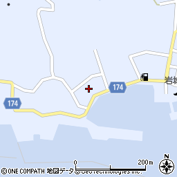 愛媛県越智郡上島町岩城1871周辺の地図