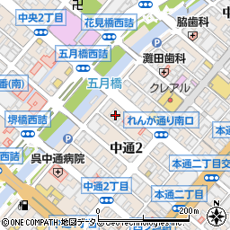 広島信用金庫呉支店周辺の地図