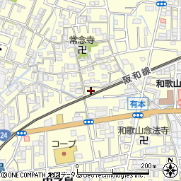 和歌山県和歌山市有本95-1周辺の地図