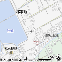 香川県丸亀市郡家町276-2周辺の地図