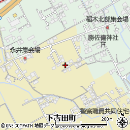 香川県善通寺市下吉田町635周辺の地図