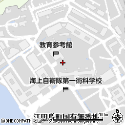 旧海軍兵学校周辺の地図