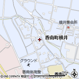 香川県高松市香南町横井224周辺の地図