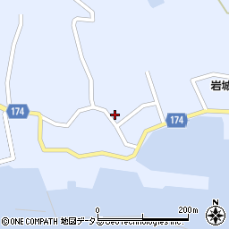 愛媛県越智郡上島町岩城1883周辺の地図