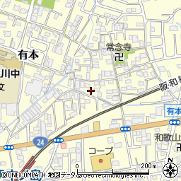 和歌山県和歌山市有本30-2周辺の地図