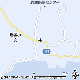 愛媛県越智郡上島町岩城2207周辺の地図