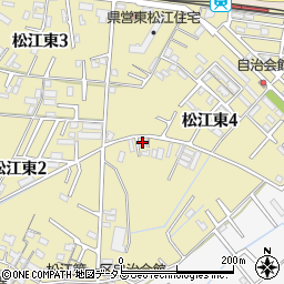 ＲＥＧＡ松江周辺の地図