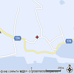 愛媛県越智郡上島町岩城2112周辺の地図