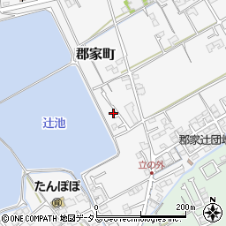 香川県丸亀市郡家町276-16周辺の地図