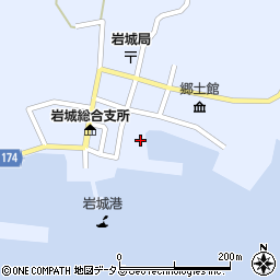 愛媛県越智郡上島町岩城1412周辺の地図