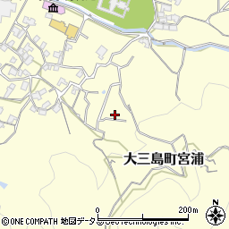 愛媛県今治市大三島町宮浦周辺の地図