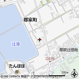 香川県丸亀市郡家町276-5周辺の地図