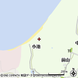 徳島県鳴門市瀬戸町大島田小池周辺の地図