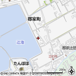 香川県丸亀市郡家町276-15周辺の地図