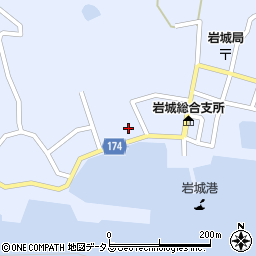 愛媛県越智郡上島町岩城1539周辺の地図