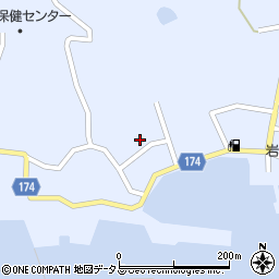 愛媛県越智郡上島町岩城1904周辺の地図