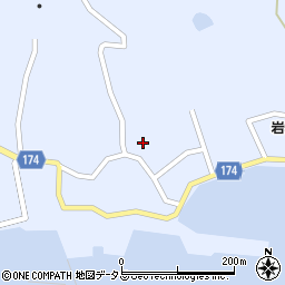 愛媛県越智郡上島町岩城1889周辺の地図
