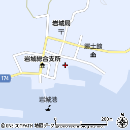 愛媛県越智郡上島町岩城1409周辺の地図