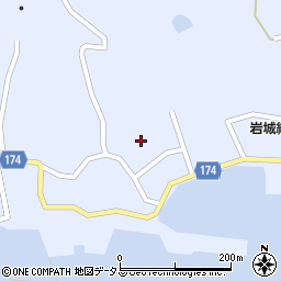 愛媛県越智郡上島町岩城1901周辺の地図