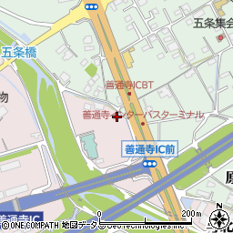 香川県善通寺市与北町3461-3周辺の地図
