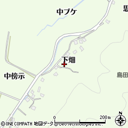 徳島県鳴門市瀬戸町大島田下畑周辺の地図
