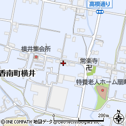 香川県高松市香南町横井453周辺の地図