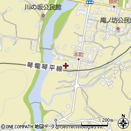 香川県綾歌郡綾川町滝宮1215周辺の地図