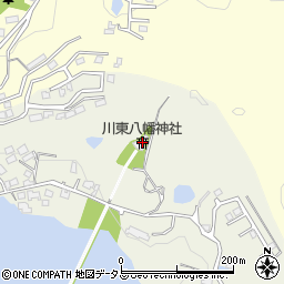 川東八幡神社周辺の地図
