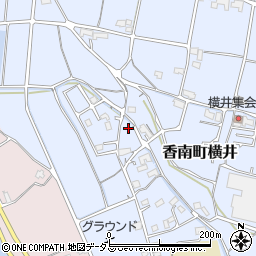 香川県高松市香南町横井227周辺の地図
