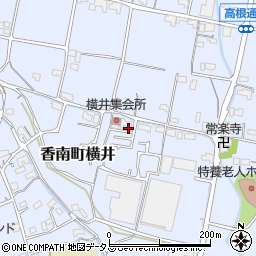 香川県高松市香南町横井周辺の地図