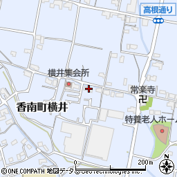 香川県高松市香南町横井391周辺の地図