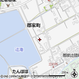 香川県丸亀市郡家町276-8周辺の地図
