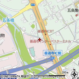 香川県善通寺市与北町3461周辺の地図