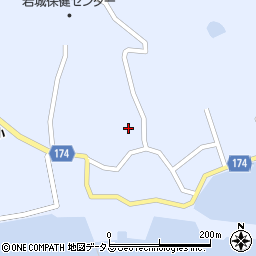 愛媛県越智郡上島町岩城谷周辺の地図