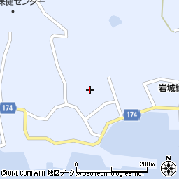 愛媛県越智郡上島町岩城1929周辺の地図