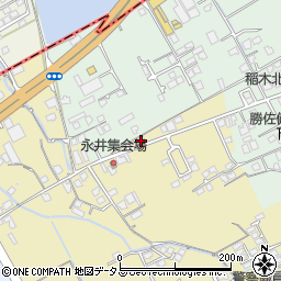 香川県善通寺市下吉田町961周辺の地図