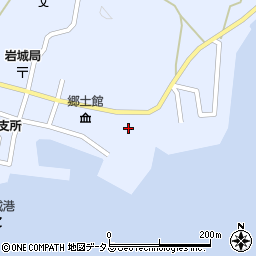 愛媛県越智郡上島町岩城東周辺の地図