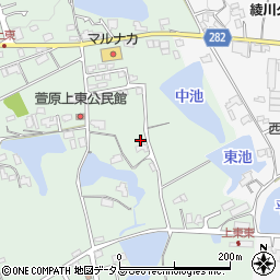 香川県綾歌郡綾川町萱原423周辺の地図