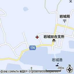 愛媛県越智郡上島町岩城1544周辺の地図