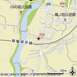 香川県綾歌郡綾川町滝宮1401周辺の地図