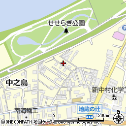和歌山県和歌山市中之島974周辺の地図