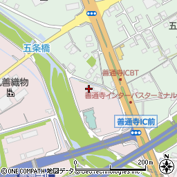 香川県善通寺市与北町3462周辺の地図