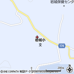 愛媛県越智郡上島町岩城2389周辺の地図