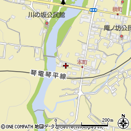 香川県綾歌郡綾川町滝宮1395周辺の地図