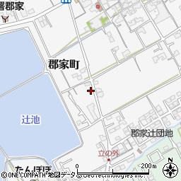 香川県丸亀市郡家町271周辺の地図