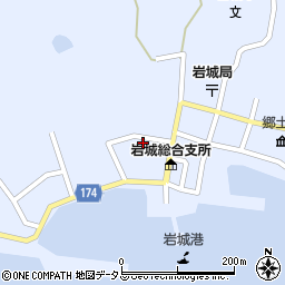 愛媛県越智郡上島町岩城1516周辺の地図