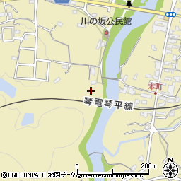 香川県綾歌郡綾川町滝宮1542周辺の地図