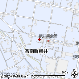 香川県高松市香南町横井335周辺の地図
