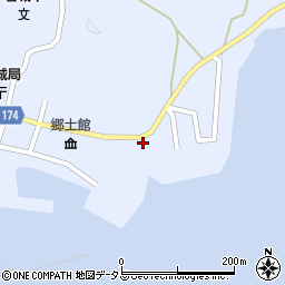 愛媛県越智郡上島町岩城829周辺の地図