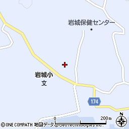 愛媛県越智郡上島町岩城2255周辺の地図